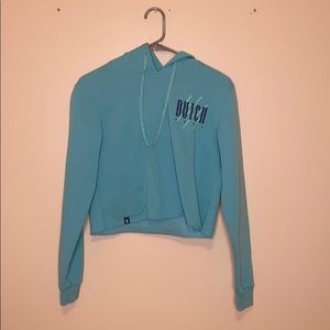 Blue hoodie